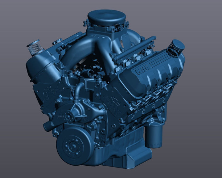 3D Scan: Chevrolet 632 CI Big Block Crate Engine