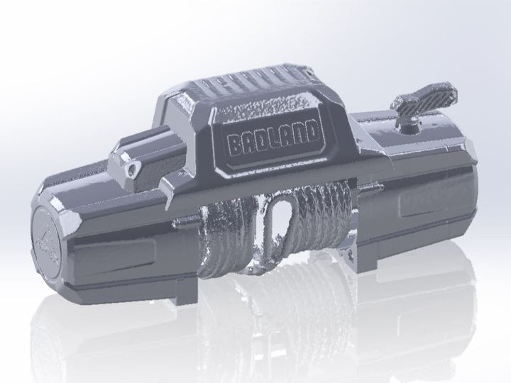 3D Scan: Badlands Apex 12,000 lb. Winch With Synthetic Rope