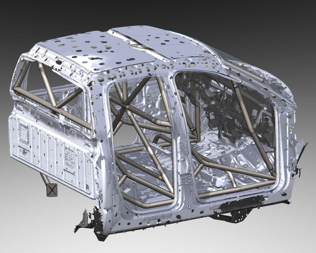 3D Scan: 3G Ram 2500 Crew Cab Scans & Interior Roll Cage