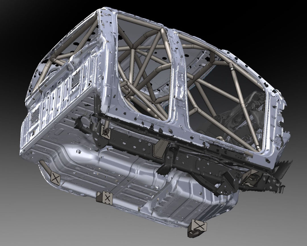 3D Scan: 3G Ram 2500 Crew Cab Scans & Interior Roll Cage