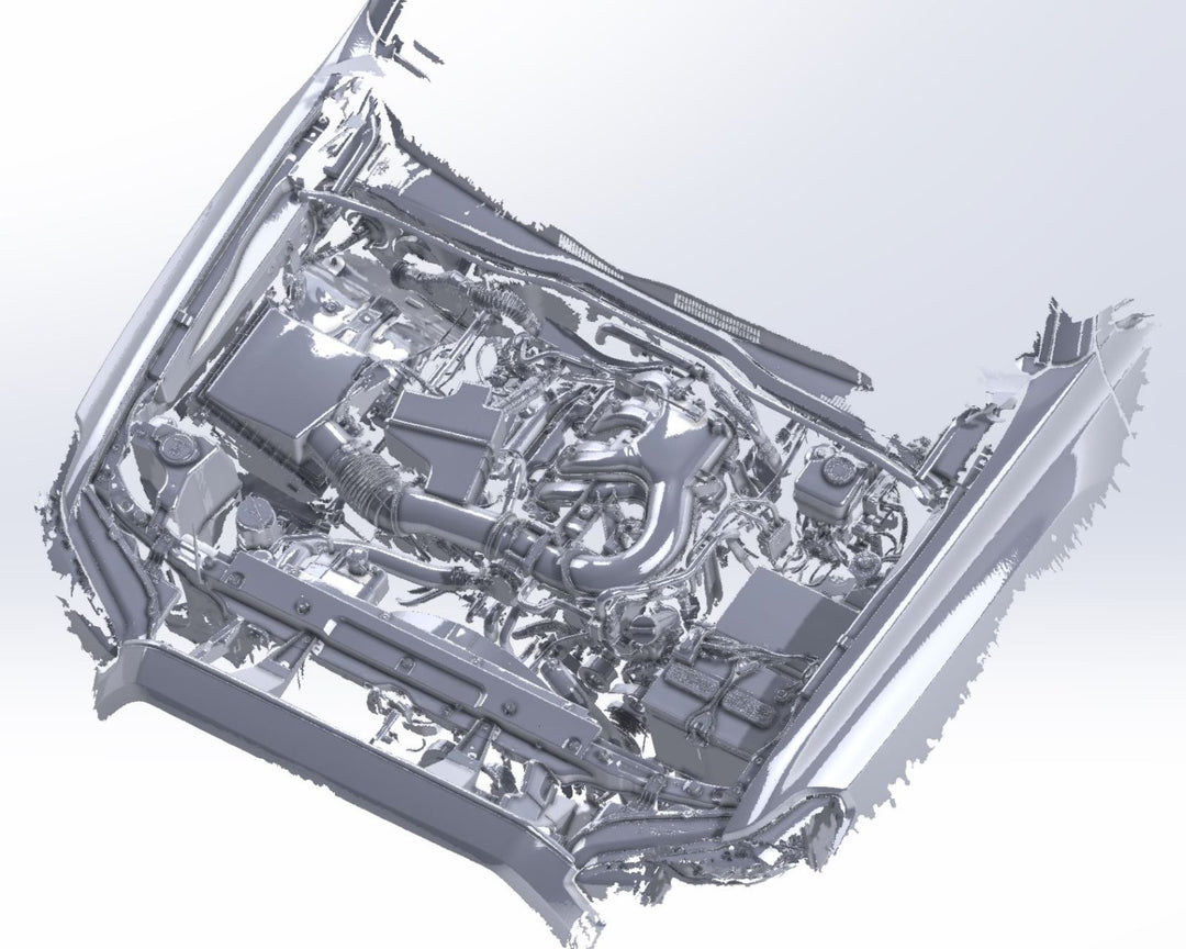 3D Scan: 2016-2023 Toyota Tacoma Engine Bay