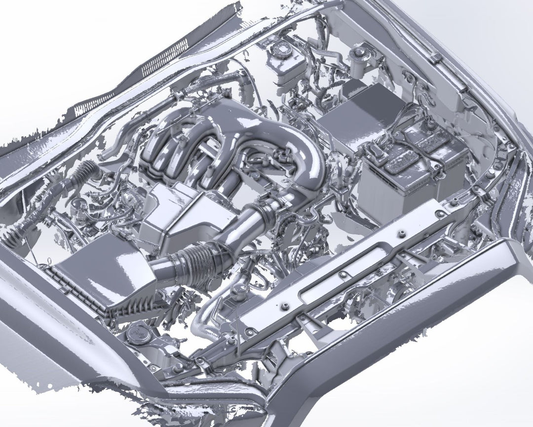 3D Scan: 2016-2023 Toyota Tacoma Engine Bay