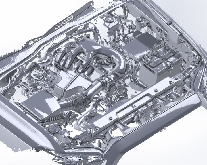 3D Scan: 2016-2023 Toyota Tacoma Engine Bay