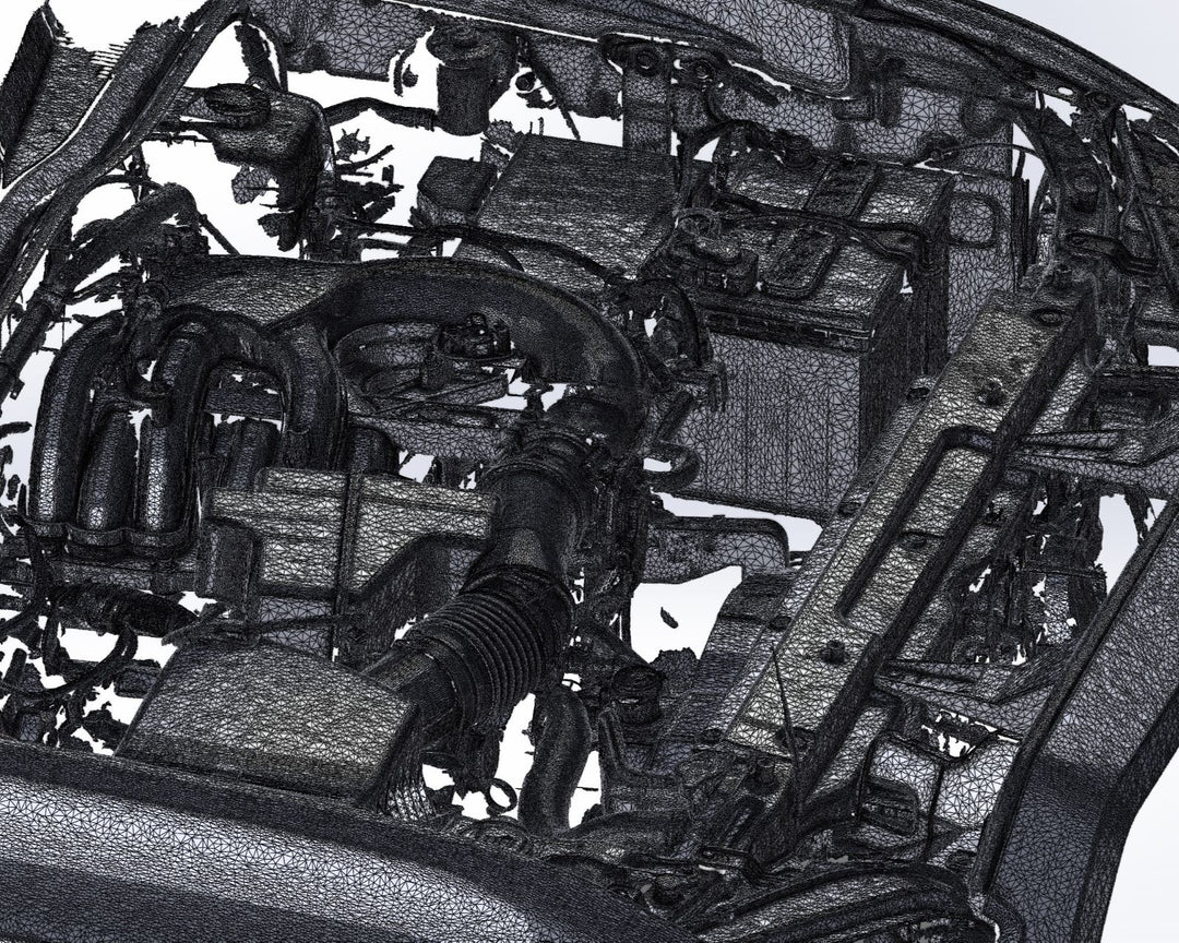 3D Scan: 2016-2023 Toyota Tacoma Engine Bay