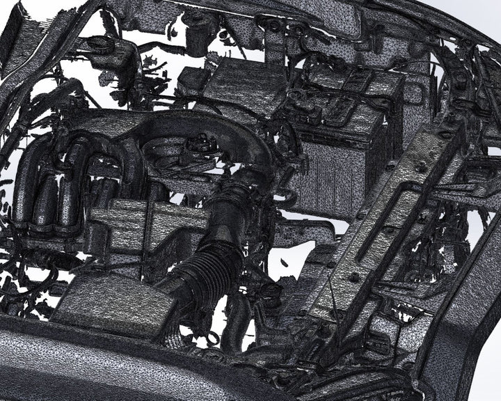 3D Scan: 2016-2023 Toyota Tacoma Engine Bay