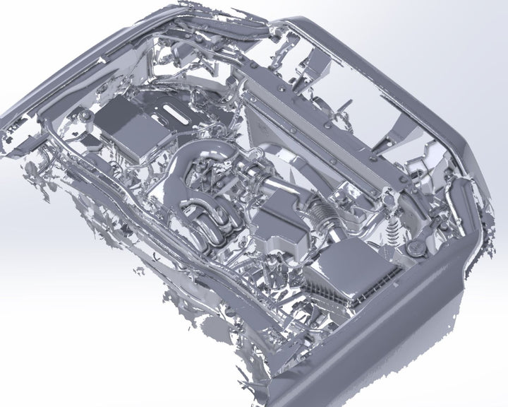 3D Scan: 2016-2023 Toyota Tacoma Engine Bay