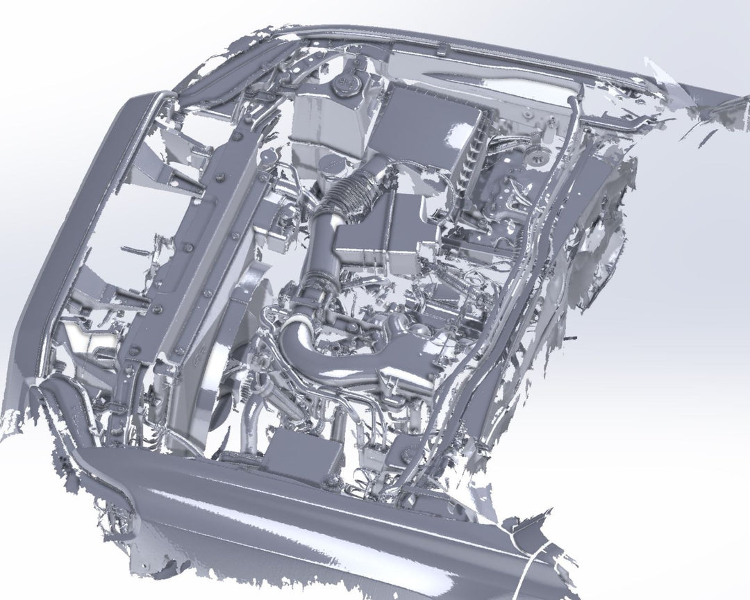 3D Scan: 2016-2023 Toyota Tacoma Engine Bay