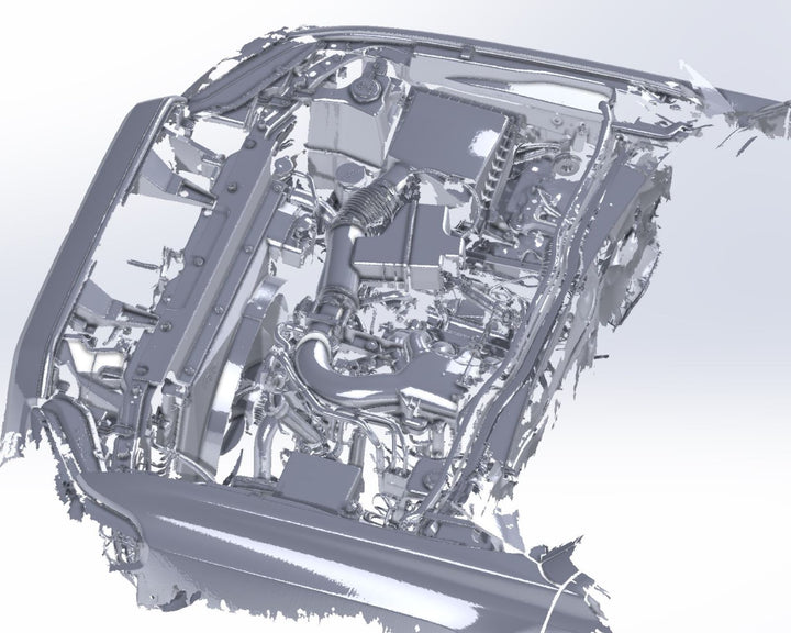 3D Scan: 2016-2023 Toyota Tacoma Engine Bay