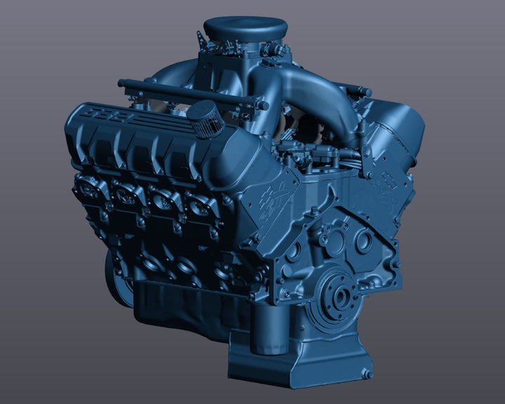 3D Scan: Chevrolet 632 CI Big Block Crate Engine