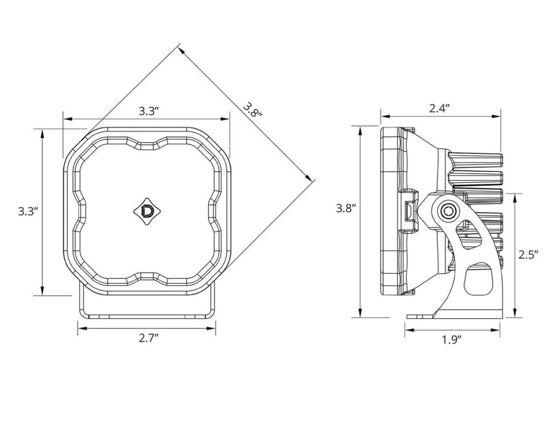 SS3 3" LED Pod (SPORT)