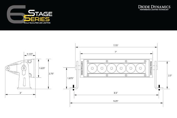 Stage Series 6-12" SAE/DOT LED Light Bar