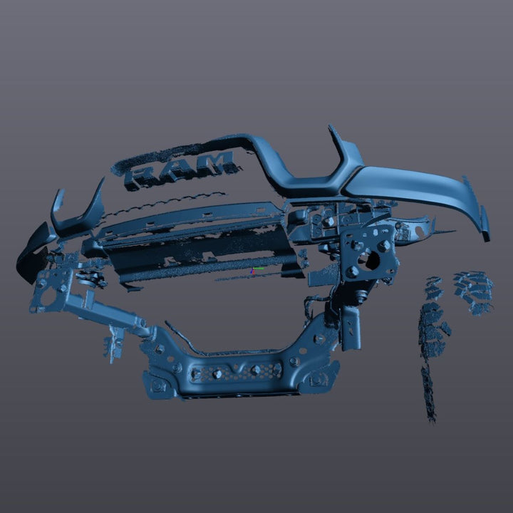 3D Scan: 2023 Dodge Rebel 1500 Front Bumper