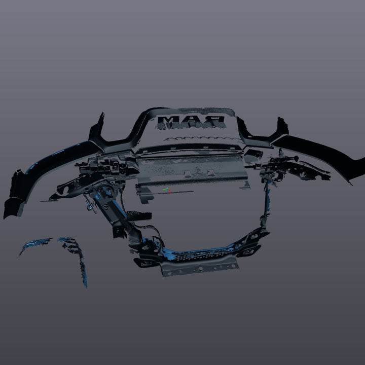 3D Scan: 2023 Dodge Rebel 1500 Front Bumper