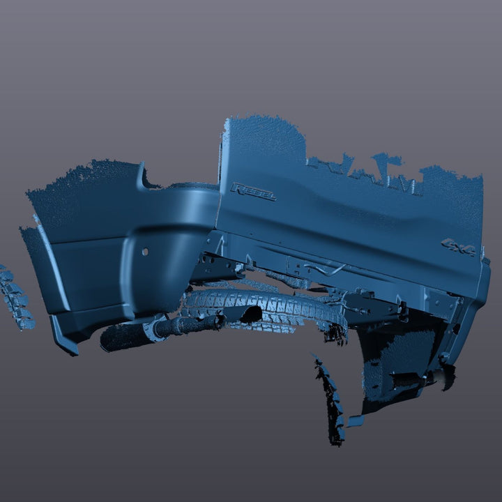 3D Scan: 2023 Dodge Rebel 1500 Rear Bumper