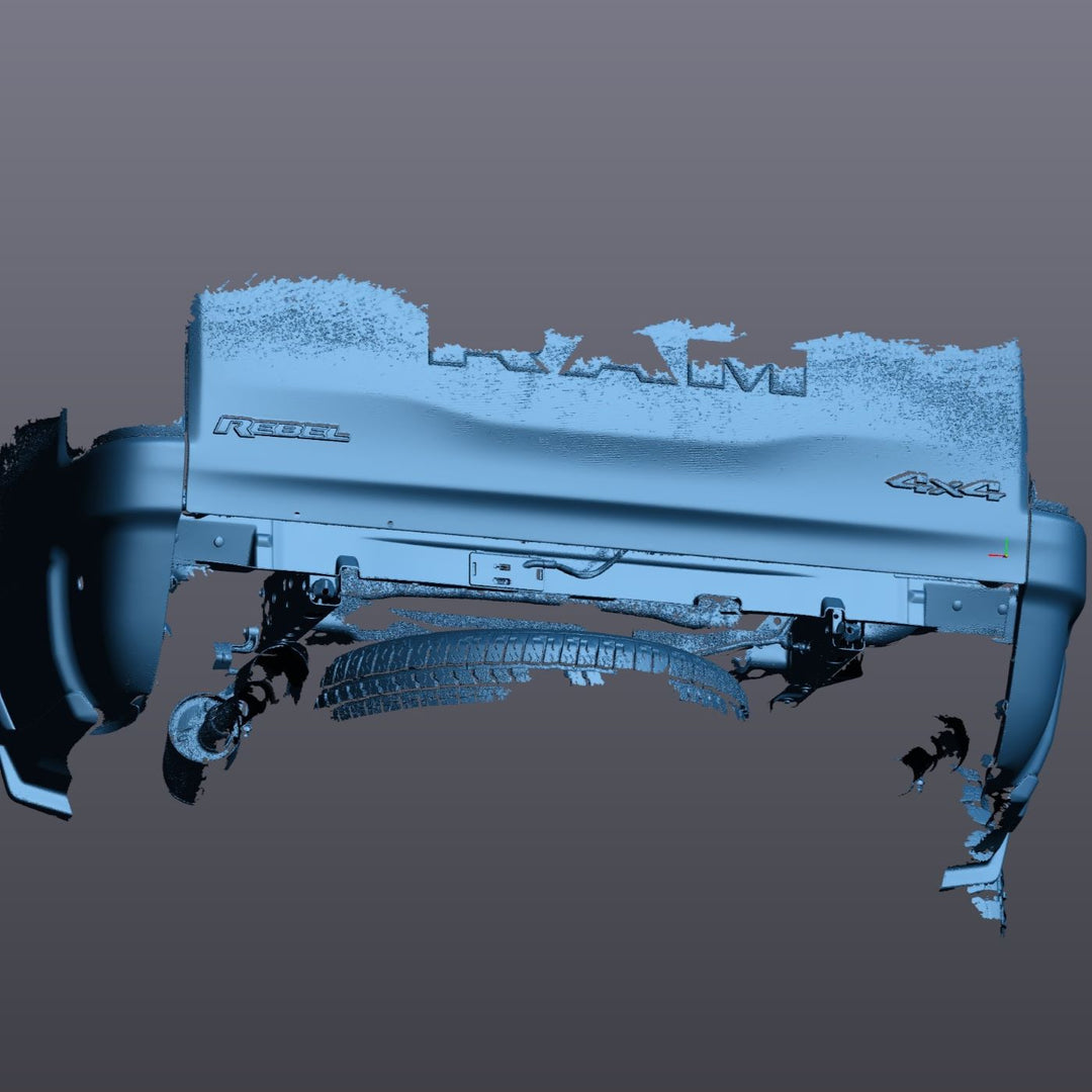 3D Scan: 2023 Dodge Rebel 1500 Rear Bumper