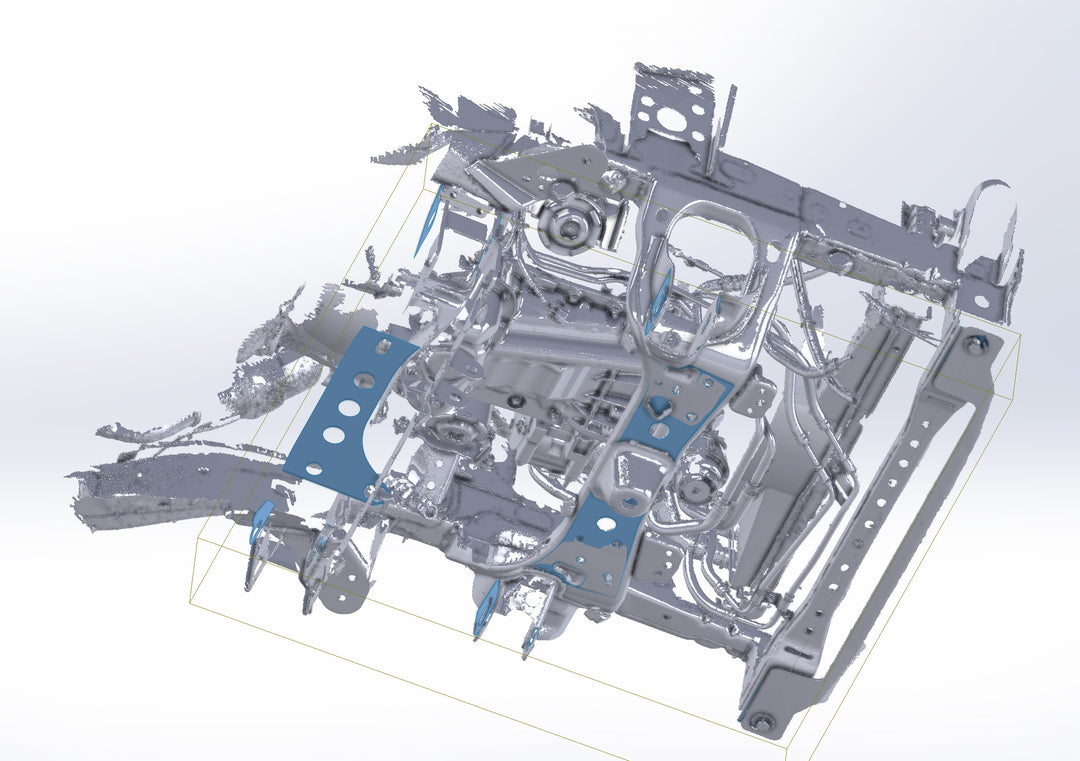 3D Scan: 2016-2023 Toyota Tacoma Front Cross Member Area