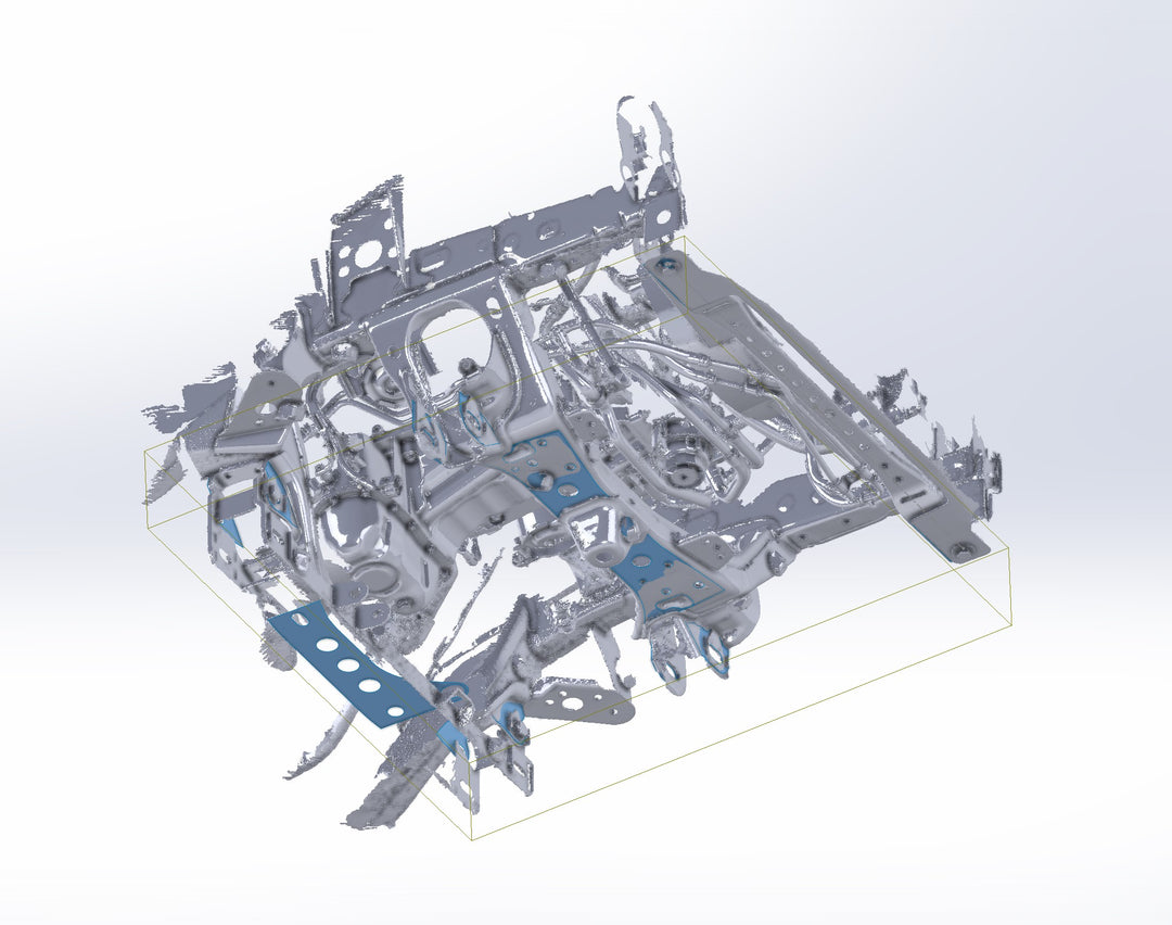 3D Scan: 2016-2023 Toyota Tacoma Front Cross Member Area