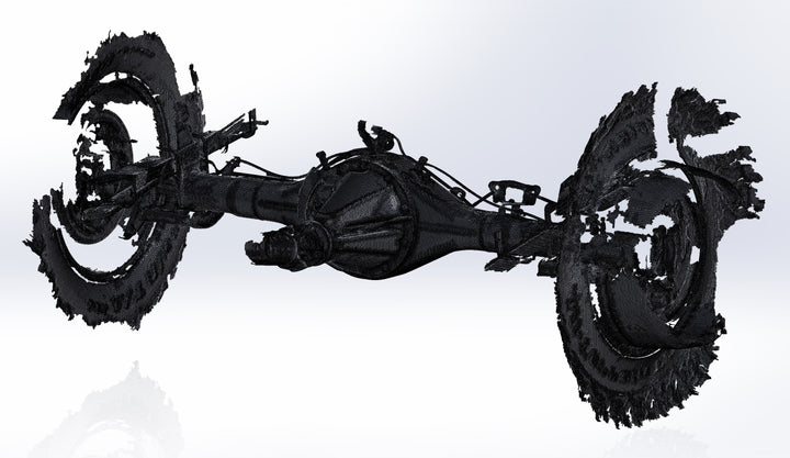 3D Scan: 2016-2023 Toyota Tacoma Rear Axle Assembly (TRD Off-Road)