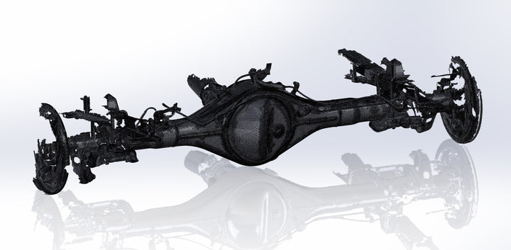 3D Scan: 2016-2023 Toyota Tacoma Rear Axle Assembly (TRD Off-Road)
