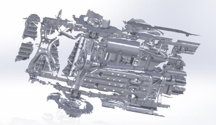 3D Scan: 2016-2023 Toyota Tacoma Rear Suspension and Underside (TRD Off-Road)